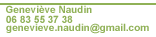 Envoyer un mail à Geneviève Naudin